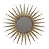Glam Metal Starburst Wall Mirror Gold - CosmoLiving by Cosmopolitan: 42" Luxury Decor, No Assembly Required - 4 of 4