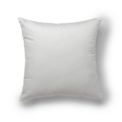 2pk 18"x18" Dot Velvet Square Throw Pillows White - Sure Fit