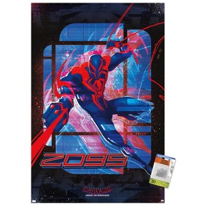 Trends International Marvel Spider-Man: Across the Spider-Verse - Spider-Man 2099 Unframed Wall Poster Prints - 1 of 4