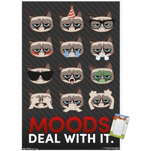 Trends International Grumpy Cat - Grid Unframed Wall Poster Prints - 1 of 4
