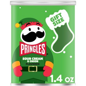 Pringles Christmas Grab & Go Sour Cream & Onion Chips - 1.4oz - 1 of 4
