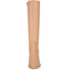 Allegra K Women's Size Zipper Round Toe Stacked Block Heels Knee High Boots - 2 of 4