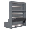 YOOCOZZ Queen Size Multifunctional Murphy Bed & Wall Bed with Integrated Chair and Cushions - 4 of 4