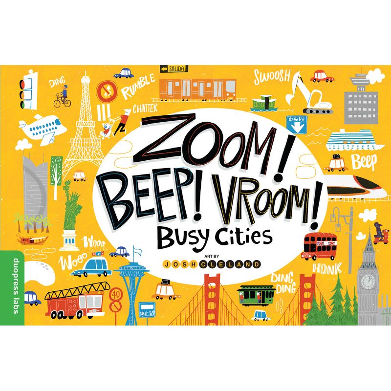 Zoom! Beep! Vroom! Busy Cities - by  Duopress Labs (Board Book), 1 of 2