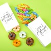 Big Dot of Happiness Midnight Snack Popcorn Bags, Late Night Wedding Party Favor Snack Treats, Free-Standing Individual White Paper Bags - 25 Count - 2 of 4