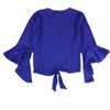 bar III Womens Tie-Front Knit Blouse - 2 of 2