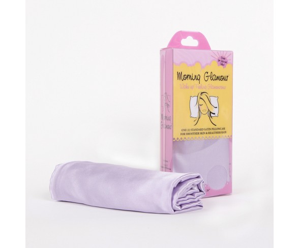 Solid Satin Pillowcase (Standard) Purple 600 Thread Count - Morning Glamour