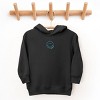 The Juniper Shop Embroidered Smiley Face Outline Toddler Hoodie - 2 of 4