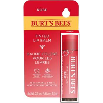 Burt's Bees Tinted Lip Balm - Rose Blister - 0.15oz