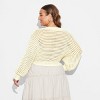 Women's V-Neck Open Work Pullover Sweater - Wild Fable™ - 3 of 3