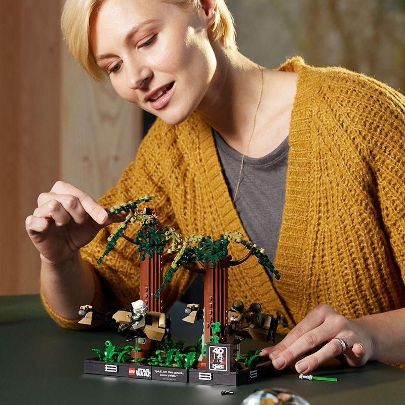 LEGO Star Wars Endor Speeder Chase Diorama Collectible Building Set 75353, 6 of 8