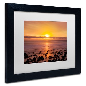 Trademark Fine Art -Chris Moyer 'Pacific Sunset' Matted Framed Art - 1 of 4