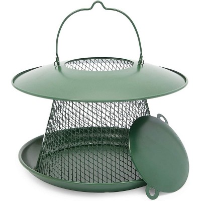 Farmlyn Creek Hanging Metal Bird Feeder for Outdoor Patio, Garden, Lawn (11.02 x 8.66 x 11.22 in)