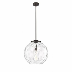 Athens Water Glass - 1 Light Pendant In Industrial Style-17.13 Inches Tall and 15.75 Inches Wide - 1 of 1