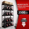 Atlas Shelving 5-Tier 30"x12"x60" Steel Boltless Shelving Load 2500lbs with Wire Deck Dark Gray - 4 of 4