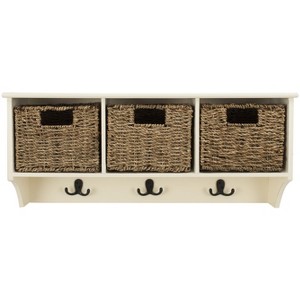 Finley Hanging 3 Basket Wall Rack - Safavieh - 1 of 4