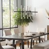 Rennnsan Frolique 28" W 16 -Light Dimmable Industrial Linear Chandelier in Gold & Chrome - 2 of 4