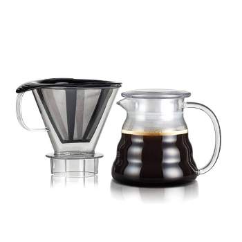 Bodum 8 Cup Pour Over Coffee Maker Glass/Cork 11571-109US Pot Only