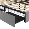 NicBex Full/Queen Size Wood Platform Bed with LED and 4 Drawers for Adults/Boys/Girls - 4 of 4
