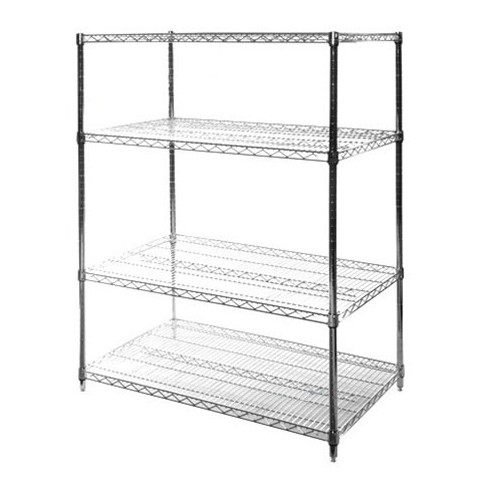 Alera 4-Tier 48 x 24 x 72 NSF Wire Rack