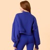 Blogilates Women's Marshmallow Mockneck Sweatshirt - 2 of 4