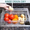 OBOKATA Collapsible Colander Over Sink Expandable Sink Strainer Basket for Kitchen,2 Pack - 3 of 4