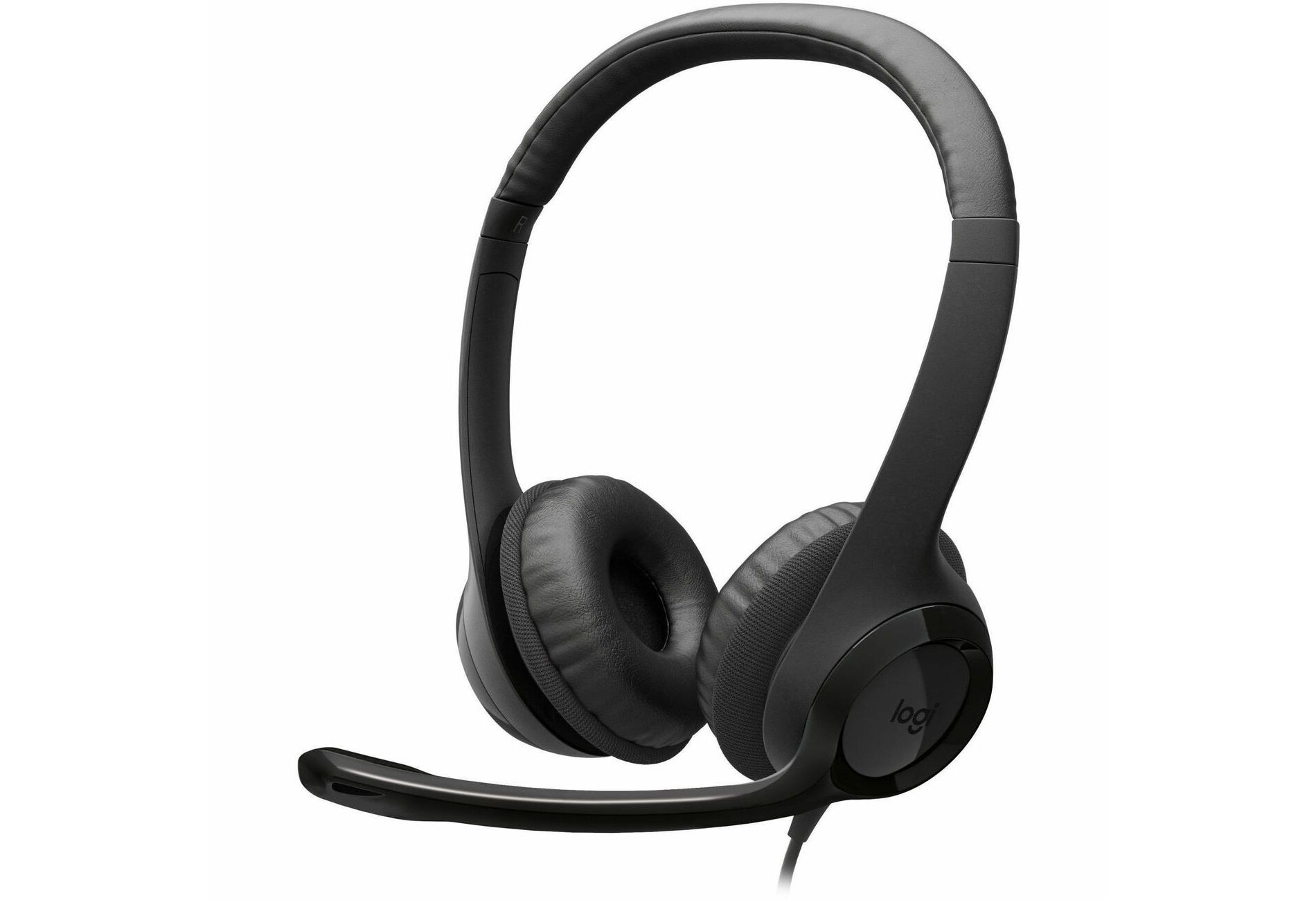 Logitech H390 Headset - Stereo - USB Type C - Wired - 32 Ohm - 20 Hz to 20 kHz - Over-the-head - Binaural - Supra-aural - 6.23 ft Cable