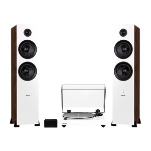 Fluance RT85 Reference High Fidelity Vinyl Turntable, PA10 Phono Preamp and Ai81 Elite Powered Floorstanding Speakers - 1 of 4