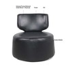 29.13" W Swivel Chair With 360° Silent Rotating Base Modern Accent Round Swivel Barrel Chairs, Wide Swivel Chair - 3 of 4