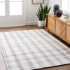 Mark & Day Sammy 8'x10' Rectangle Woven Indoor Area Rugs Metallic - Silver: Modern Handwoven Stripe, Pet Friendly, Stain-Resistant - 2 of 4