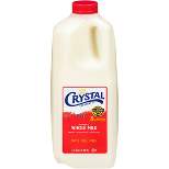 Crystal Creamery Whole Milk - 0.5gal Jug