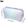 Unique Bargains Travel Makeup Bag Portable Toiletry Bag Small Cosmetic Organizer Gradient - 4 of 4