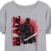 Women's - Marvel - Blade With Logo Oversized Graphic T-Shirt - 2 of 4