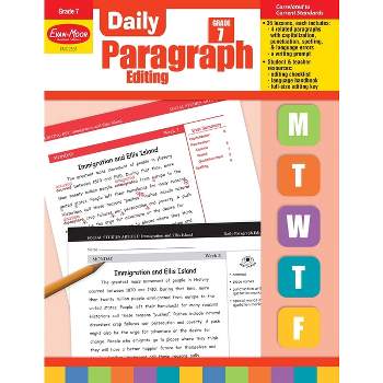 Daily Paragraph Editing, Grade 7 Teacher Edition - Annotated by  Evan-Moor Educational Publishers (Paperback)