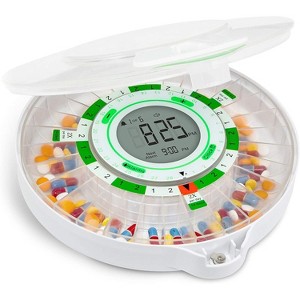 LiveFine Automatic Pill Dispenser & Organizer Travel Box - 1 of 4