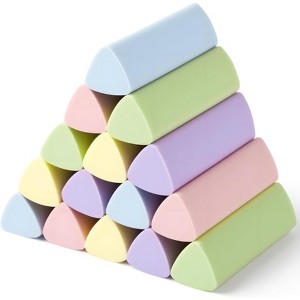 HTUTWOO Erasers,Triangular Grip Erasers for Kids - Portable School & Office Supplies,Cute Art Drawing Erasers for Students - 1 of 4