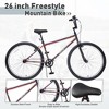 Gulches 26 Inch Freestyle Bike for Teens Ages 14 Plus Boys Girls Steel Frame Single Speed 2 Pegs Aluminum Rims Dual Brakes Colorful - 4 of 4