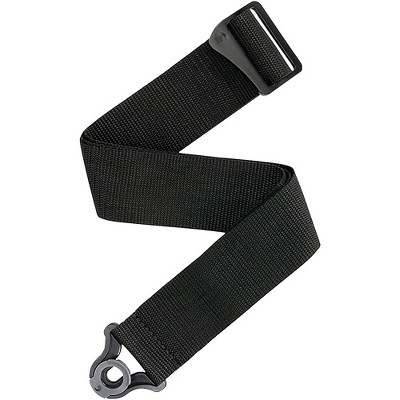 D'Addario Planet Waves Auto Lock Polypro Guitar Strap - Black Black 2 in.