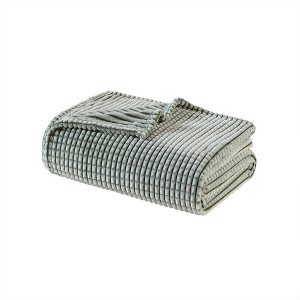 Gulches  Series Multi color selection Carved Design 100% Ring Spun Cotton Multiple size options Plush Blanket - 1 of 4