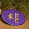 University of Wisconsin-Stevens Point Primary Logo Porcelain Holiday Christmas Tree Ornament - 4 of 4