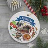Artistic Louisiana State Themes and Landmarks Christmas Ornament| OrnamentallyYou - 4 of 4