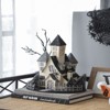 SEVOBAL Party Decorations and Accessories Cardboard Haunted House Whimsical Design for Halloween Tabletop Decor, Beige Black, 7"*8.3"*13.5" - 2 of 4