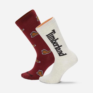 2-Pack Timberland All Over Print Crew Socks - 1 of 2