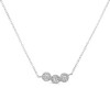 Haus of Brilliance Sterling Silver Round Diamond Pendant Necklace - 2 of 4