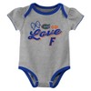 NCAA Florida Gators Infant Girls' 3pk Bodysuit - 3 of 4