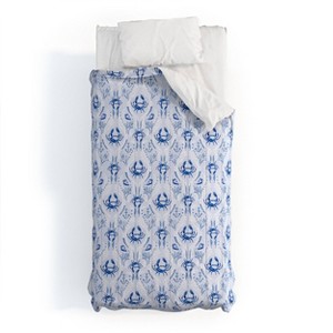 Deny Designs Britt Mills Design Nauti Crab Twin/Twin Xl Comforter and Sham Set (2-3pc Set) - 1 of 4