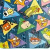 Nickelodeon Blanket 90's Inspired All-Over Character Design Plush Fleece Throw 46" x 60" Multicolored - 4 of 4