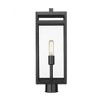 Z-Lite Nuri 1 - Light Post Light in  Black - 3 of 4