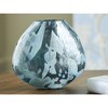Signature Design by Ashley Cartshaw 6.63" Glass Vase, Iridescent Teal Finish - 2 of 4