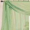 Ramallah Trading Celine Sheer Rod Pocket Top Panel 60" x 90" Sage - 2 of 3